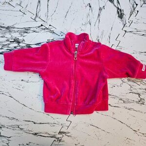 3 For 10 ✨️😍 VINTAGE 1990s Please Mum Velvet Fleece Zip Up size 12 months